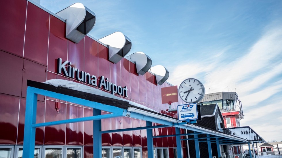 Kiruna airport.