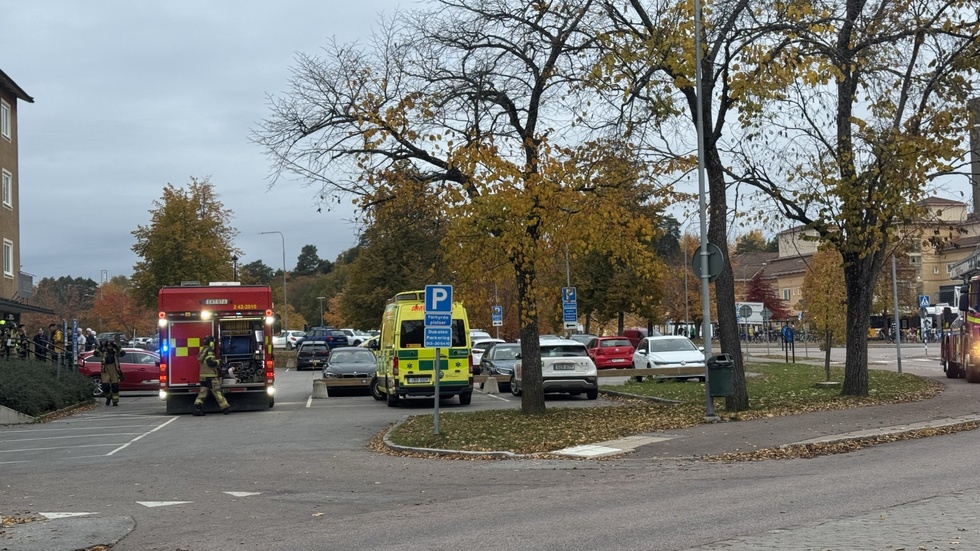 Brand i pizzaugn i Ekkällan. 