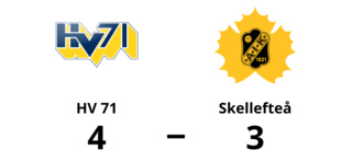 Avgörande i förlängning när Skellefteå föll mot HV 71