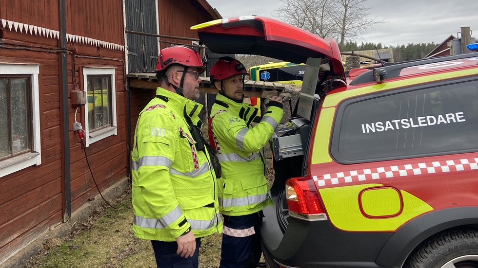 Roger Linder och Kenneth Söderberg ansvarade för insatsen.