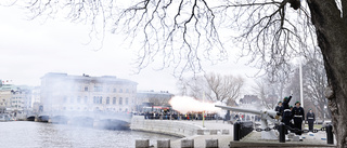 Salut skjuten för nyfödd prinsessa