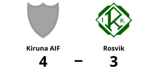 Förlust för Rosvik trots mål av Edvin Renberg och Albin Larsson