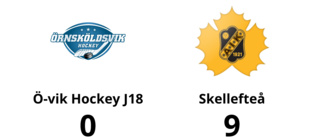 Målfest för Skellefteå borta mot Ö-vik Hockey J18