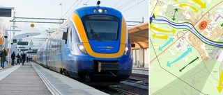 Planen för Byske: Här ska den nya järnvägsstationen byggas