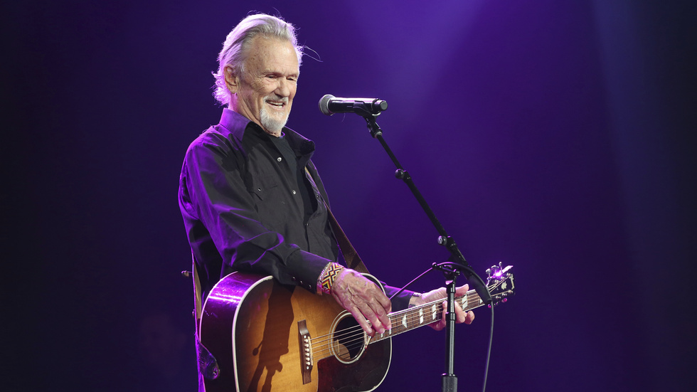 Artisten och låtskrivaren Kris Kristofferson har dött, 88 år gammal. Arkivbild.