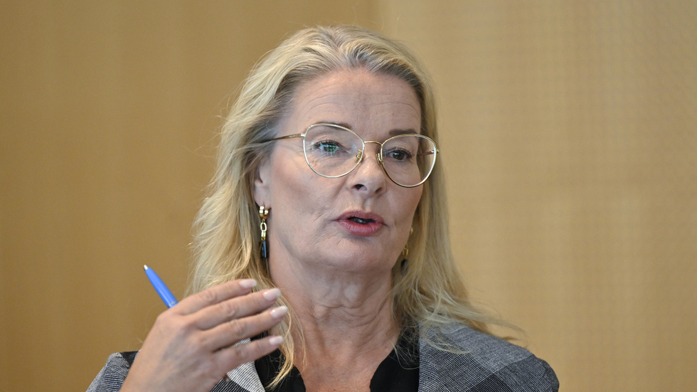 Det är offensivt att bromsa it-användningen, enligt skolminister Lotta Edholm (L). Arkivbild.