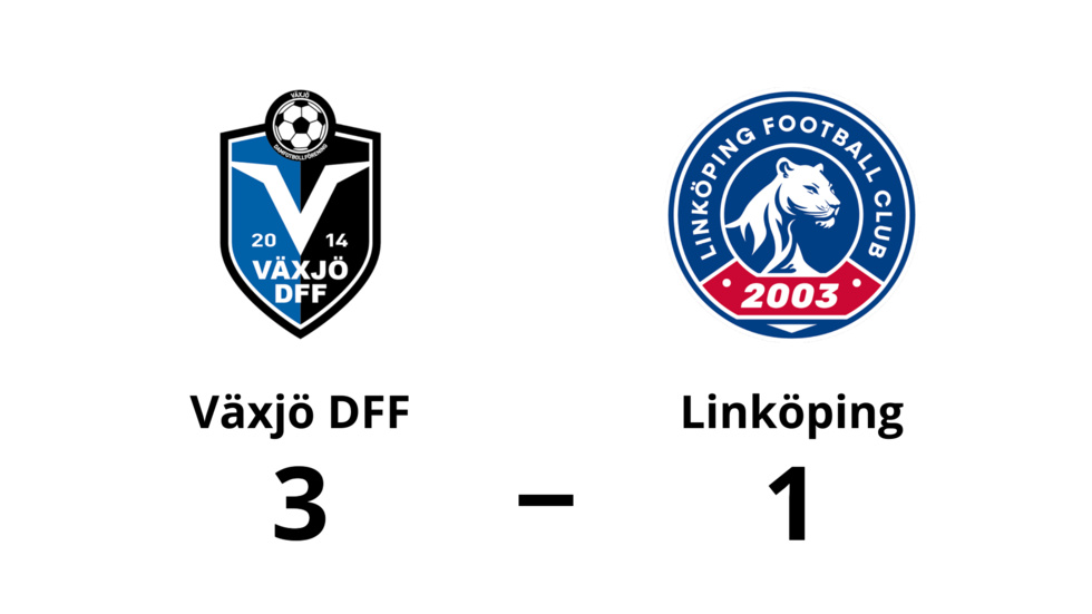 Växjö DFF vann mot Linköping