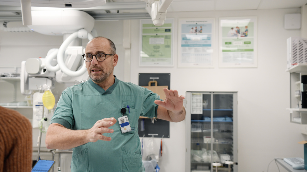 Ioannis Ioannidis, chef för Traumacentrum på Universitetssjukhuset i Örebro.