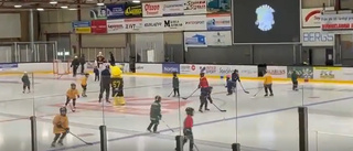 TV: Premiär för hockeyskolan i Vimmerby • Barnen fick göra en mäktig entré på isen