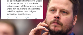 Efter Boorks sågning: "Jag skrattar bara åt det där"