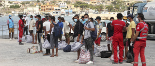 Omkring 1 200 migranter till Lampedusa