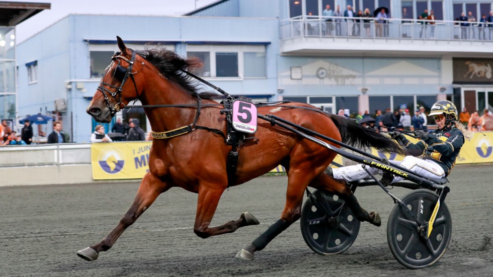 Sandra Eriksson och Swagger var helt överlägsna i bronsdivisionen.