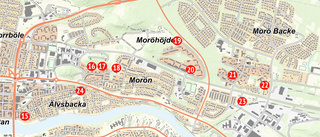 Så planeras byggandet på Älvsbacka, Morön, Moröhöjden, Morö Backe