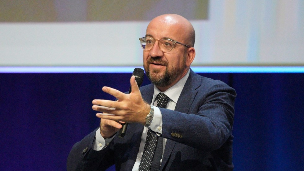 Europarådets ordförande Charles Michel. Arkivbild.