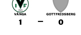 Gottfridsberg föll borta mot Vånga