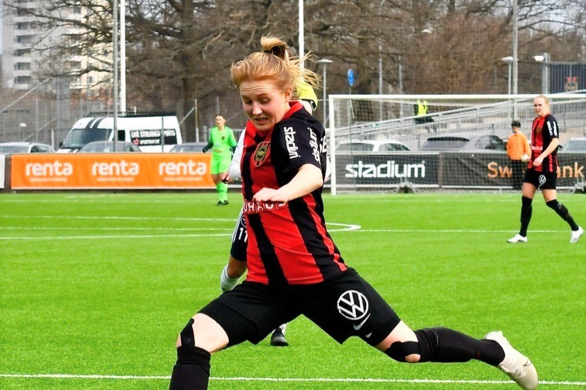 I helgen fick Ebba Ronquist göra ett tidigt inhopp efter en, i stort sett, matchlös säsong.
