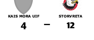 Målfest för Storvreta borta mot KAIS Mora UIF