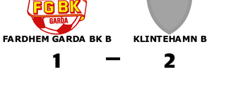 Klintehamn B slog Fardhem Garda BK B borta