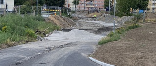 Nu rivs det: Cykeltunneln vid Centralbadet är borta