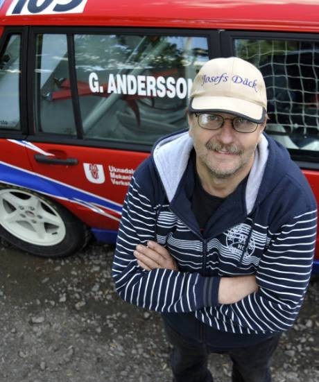 Göran Andersson, Tjust MK, har haft en lyckad helg i sin bil.Foto: Ilkka Ranta