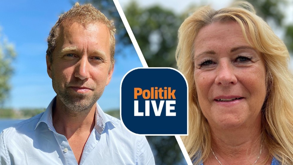 Kommunstyrelsens ordförande Jacob Högfeldt (M) och oppositionsrådet Mia Nerby (C) svarade på läsarnas frågor under tidningens livesändning.