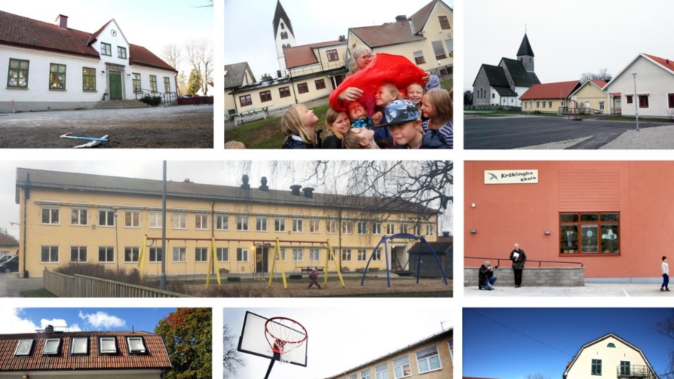 Många av skolorna lär räddas kvar. 
