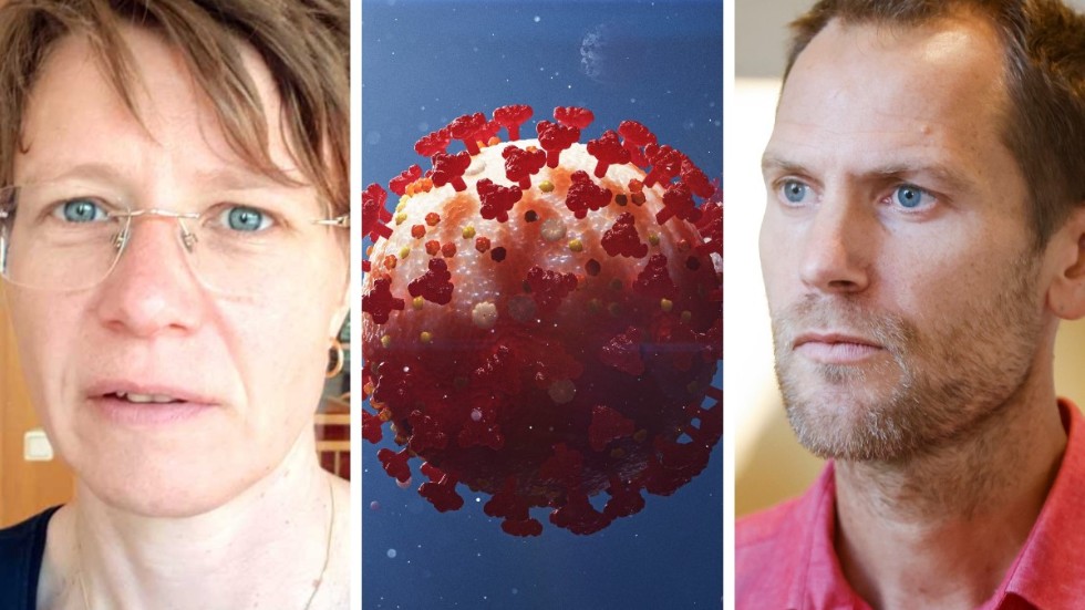 Anna Gillman och Fredrik Settergren ser flera positiva tecken, men betonar att det nu är viktigt att fortsätta följa rekommendationerna om avstånd och provta sig vid minsta symtom.