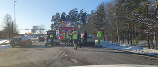 Olycka vid Vallarondellen – flera enheter på plats