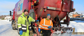 Tufft på jobbet för sopkörarna i vintertider