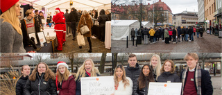 Lindengymnasiets traditionella julmarknad blir av