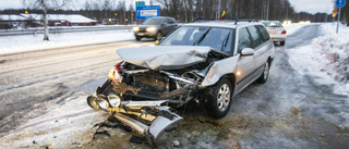 En lindrigt skadad efter kollision i Gammelstad