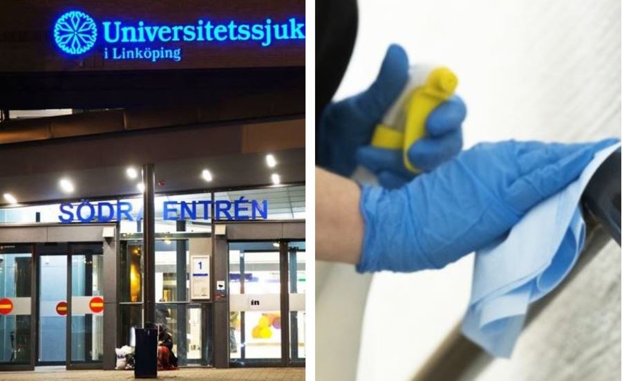 En städare på Universitetssjukhuset i Linköping har åtalats för att ha misshandlat en arbetskamrat. 