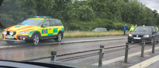 Störningar i trafiken på E20 efter olycka