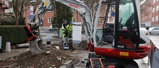 Laddstation byggs vid Fridegårdsparken