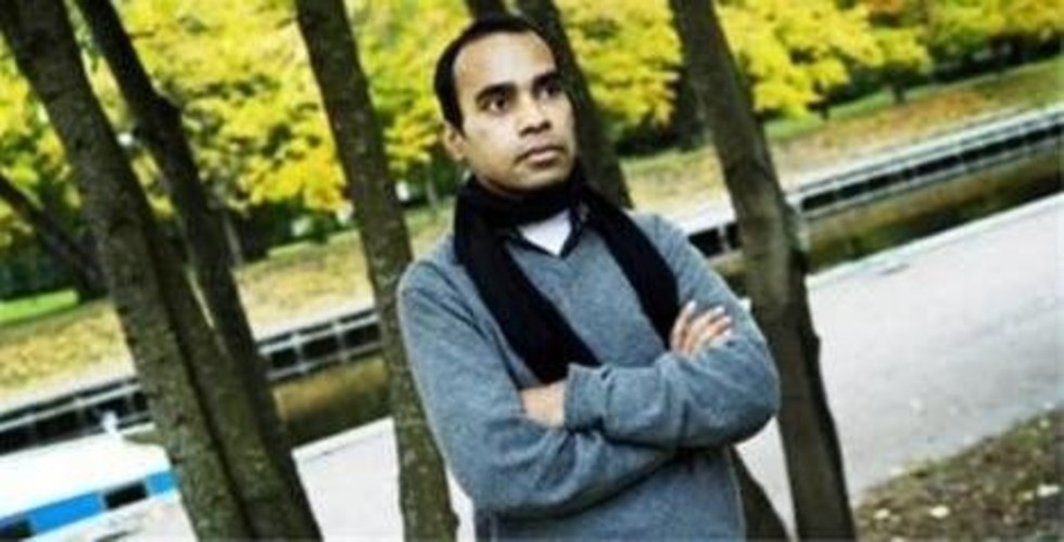 Anisur Rahman, fristadsförfattare i Uppsala.