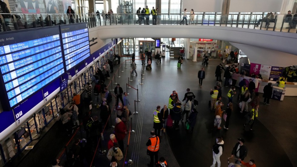 Warszawa Centralna, den stora järnvägsstationen i Polens huvudstad. Arkivbild.