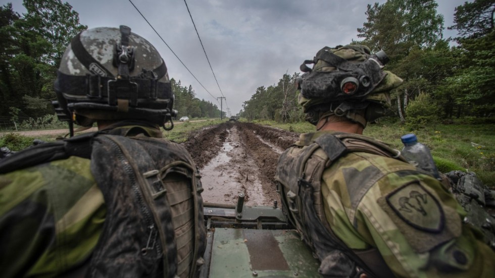 Svenska soldater övar på Tofta militärområde på Gotland under den årliga militärövningen Baltops i somras.