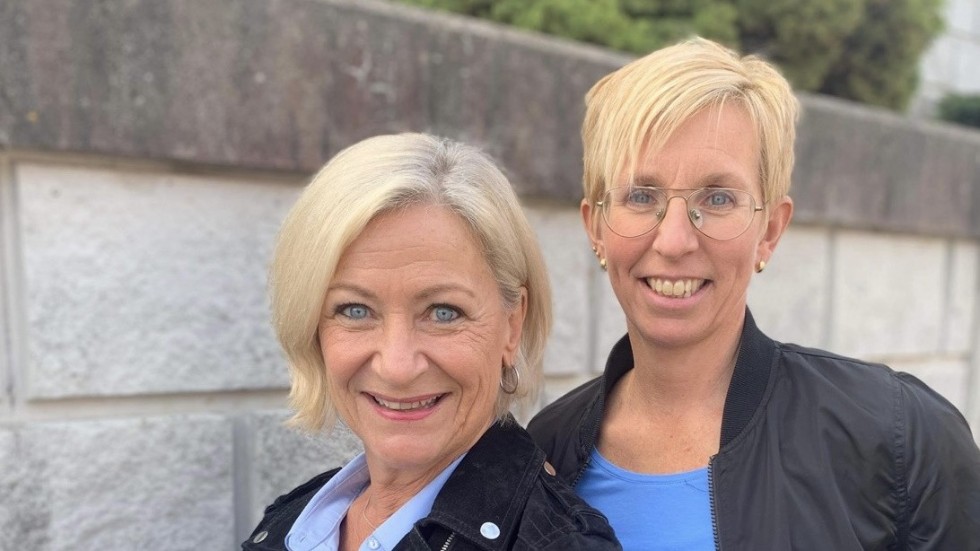 Carin Adlén och Sofia Kihlman sprudlar av glädje inför Hälsoskaparnas comeback i Strängnäs – och på Eskilstunavägen.