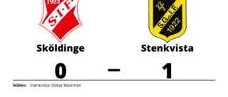 Oskar Bäckman matchhjälte för Stenkvista borta mot Sköldinge