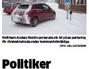 Fick han p-böter – eller?