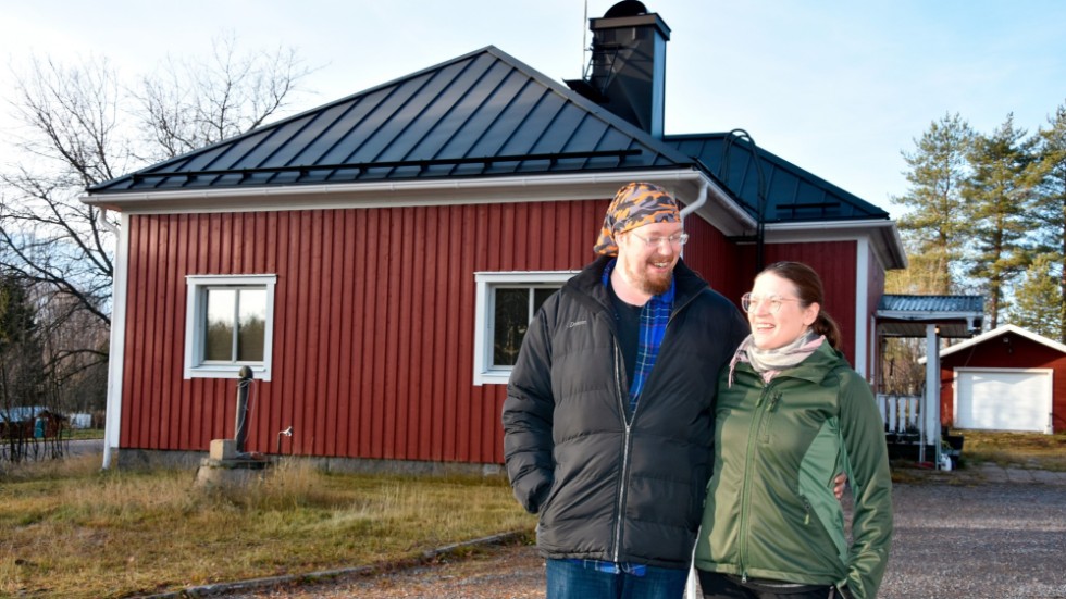 Emil Jatko, 38, och Lina Ruthberg, 36, ledsnade på den dopade bostadsmarknaden i Kiruna och flyttade.