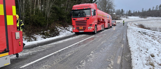 Rådigt ingripande när tankbil brann