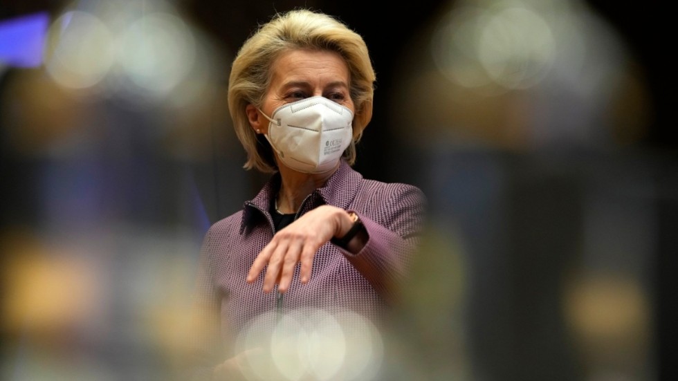 EU-kommissionens ordförande Ursula von der Leyen. Arkivfoto.