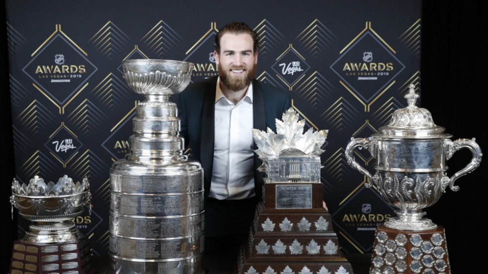 Ryan O'Reilly var dominant NHL-säsongen 2018–2019. Nu lämnar han St Louis för Toronto. Arkivbild.