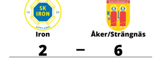 Åker/Strängnäs vann avgörande matchen mot Iron