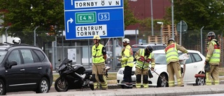 Trafikolycka på Tornbyvägen