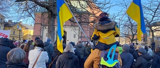 Fjärde manifestationen mot kriget i Ukraina