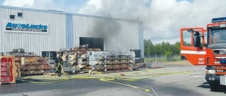 Brand i lackeringsugn