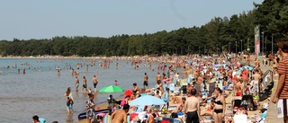 Vattenland pausar strandbreddning i Varamon