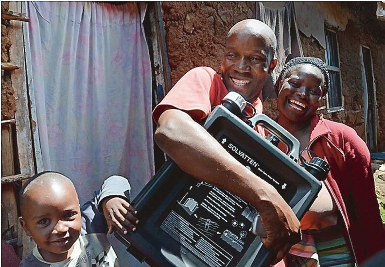 Solvatten kan hjälpa familjer i Afrika att få rent vatten. Foto: Soroptimisterna